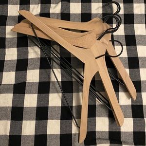 Super Cute Wooden Hangers (brand new)
